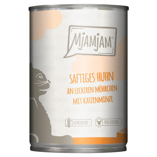 MjAMjAM 6 x 400 g - saftig kylling med smakfulle gulrøtter