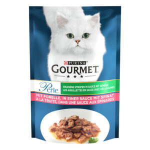 Gourmet Perle 26 x 85 g - Ørret & Spinat