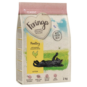 Feringa Kitten Classic fjærkre - Økonomipakke 10 kg (5 x 2 kg)