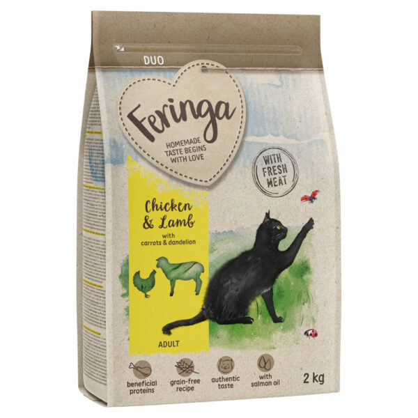 Feringa Adult Duo kylling med lam - Økonimpakke 10 kg (5 x 2 kg)