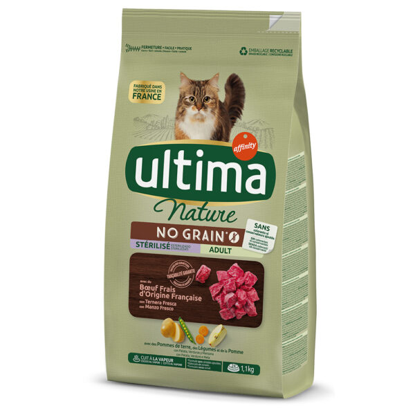 Ultima Nature No Grain Sterilized Okse - 4 x 1