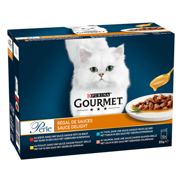 Gourmet Perle Blandet utvalg 12 x 85 g - Gravy delight