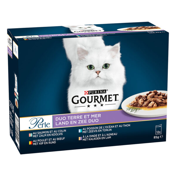 24 x 85 g Gourmet Perle Blandet utvalg - Duo