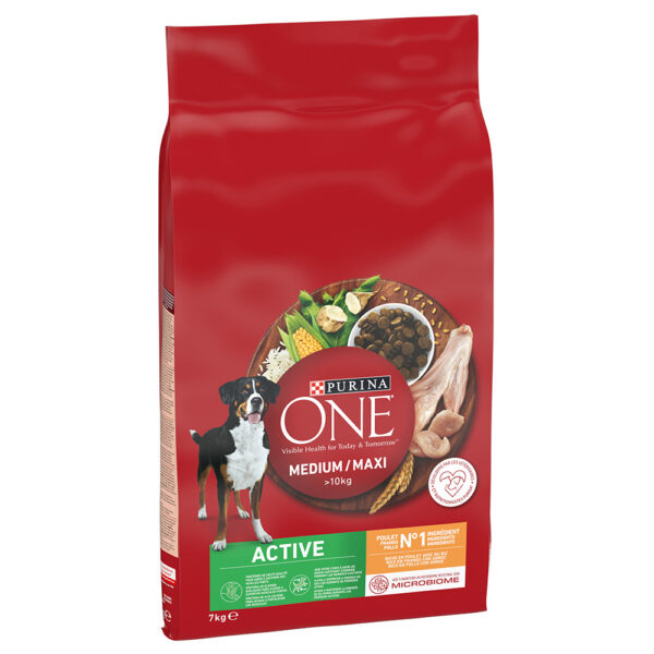 Purina One Medium/Maxi Active Kylling - 7 kg