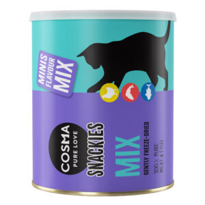 Økonomipakke Cosma Snackies Minis Maxi Tube - Mix (3 x 130 g)