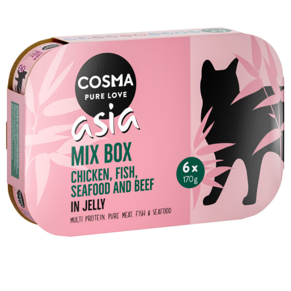 Cosma Asia i Gelé 6 x 170 g - Miks (5 sorter)