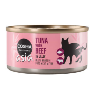 Cosma Asia i Gelé 6 x 170 g - Tunfisk/Biff