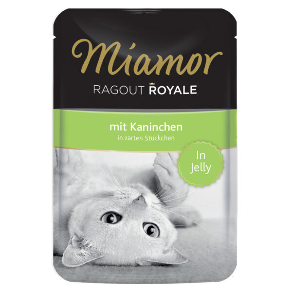 Miamor Ragout Royale i gelè 22 x 100 g - Kanin