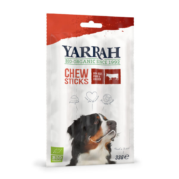 Yarrah Bio tyggepinner hund - 3 x 3 stk