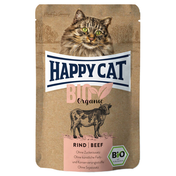 Happy Cat Bio Pose 6 x 85 g - Bio Okse