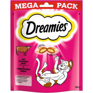 Dreamies kattesnacks Big Pack - Okse (180 g)