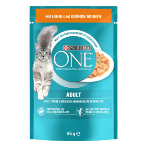 Purina One Adult - Adult kylling & grønne bønner 52 x 85 g