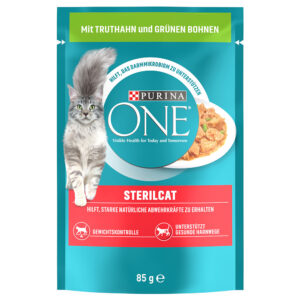 Purina One Sterilised Kalkun og grønne bønner 52 x 85 g