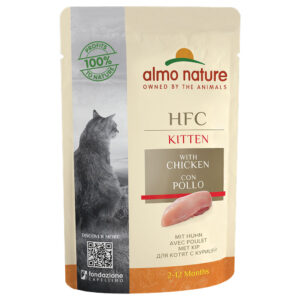 Almo Nature HFC Kitten 6 x 55 g - med kylling