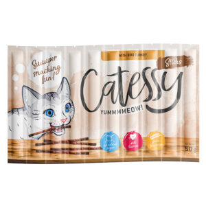 Catessy Sticks 10 x 5 g - med BBQ kalkun