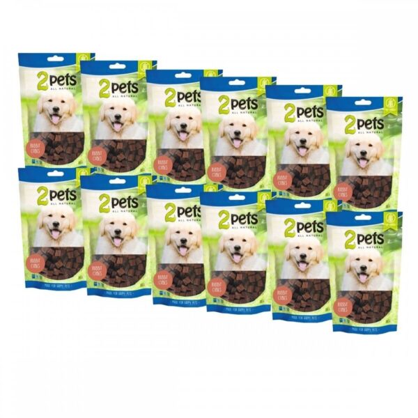 2pets Kaninlihakuutiot 12 x 100 g