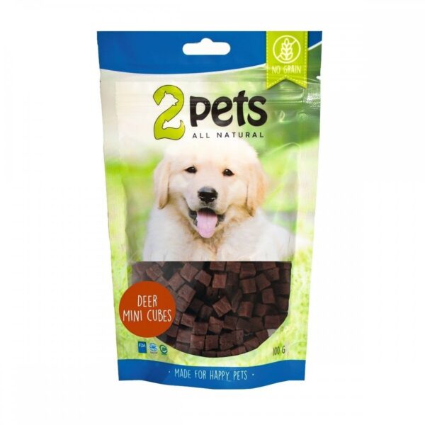 2Pets Minicubes med Hjort (400 g)