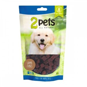 2Pets Cubes Hundegodteri med Lam (100 g)