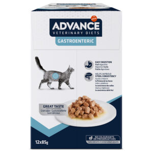 18 + 6 gratis! 24 x 85 g Advance Veterinary Diets Feline - Gastroenteric