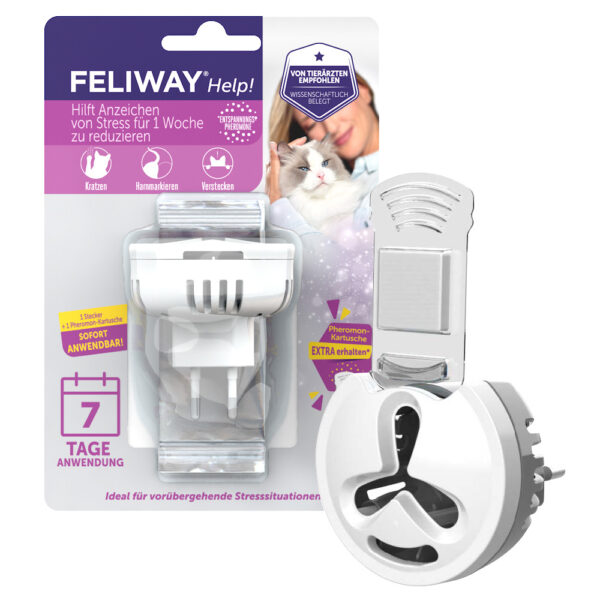 Feliway® Hjelp! - Startsett (fordamper + 340 mg patron)