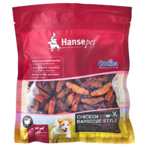 Hansepet Cookies Grillet kylling - BBQ-stil - Økonomipakke: 2 x 475 g