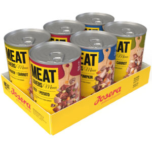 Josera Meatlovers Menu 6 x 400 g - Blandet pakke