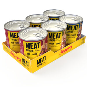 Josera Meatlovers Menu 6 x 800 g - Blandet pakke