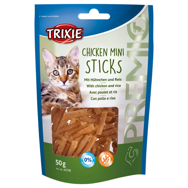 Trixie PREMIO Kylling Mini Sticks - Økonomipakke 2 x 50 g