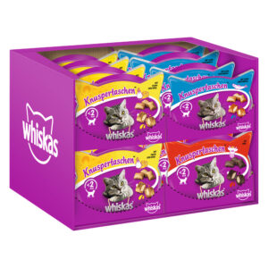 Whiskas Snacks 16 x 60 g - Mixpakke (3 varianter)