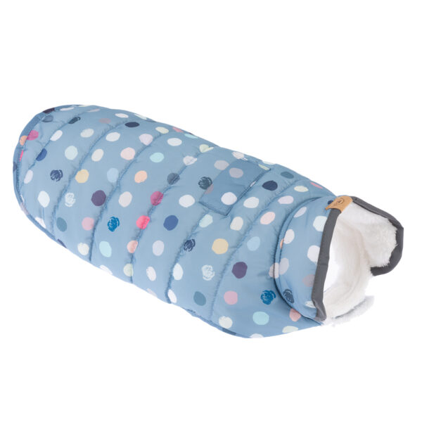 TIAKI hundefrakk Comfy Dots - ca. 30 cm rygglengde