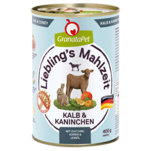 GranataPet Darling's Meal 6 x 400 g - Kalv og kanin