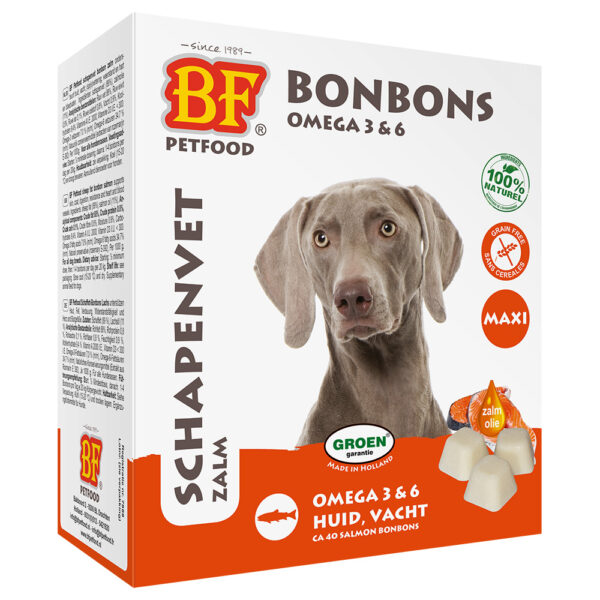 Biofood Bonbons med sauefett og laks Medium/Large - 40 stykker