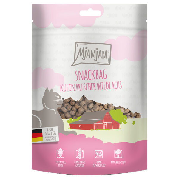 MjAMjAM Snackbag Kulinarisk villaks - Økonomipakke 4 x 125 g