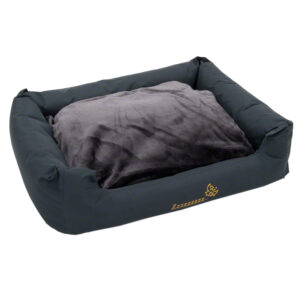 Hundeseng Sleepy Time Grey - L 80 x B 65 x H 30 cm