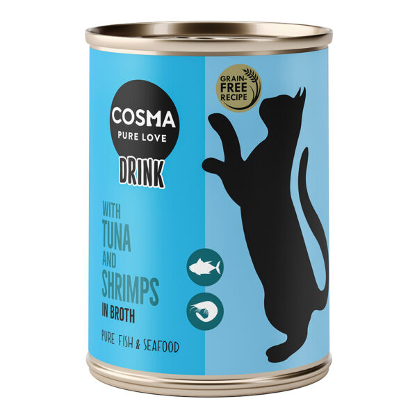 Cosma Drink 6 x 100 g - Tunfisk og reker