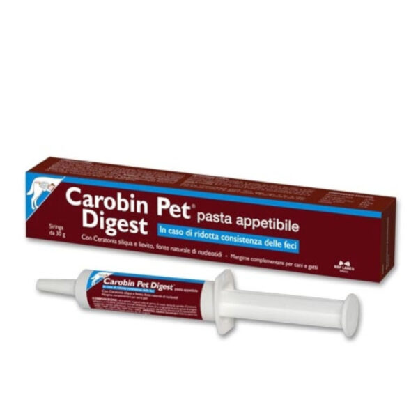 Carobin Pet Digest Paste Kosttilskudd for hunder og katter - Sett %: 2 x 30 g