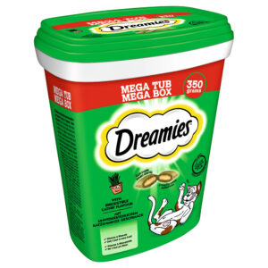 Dreamies Megaboks - Kattemynte (2 x 350 g)