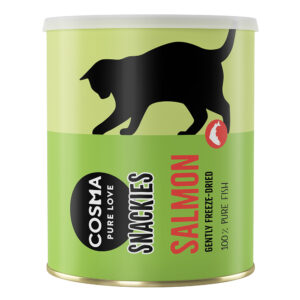 Cosma Snackies Maxi Tube - frysetørkede kattesnacks - Laks 120 g