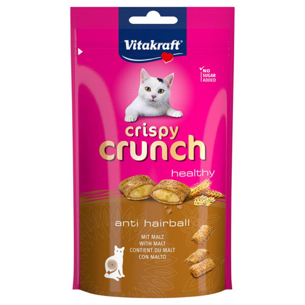 Vitakraft Crispy Crunch med malt - Økonomipakke 2 x 60 g