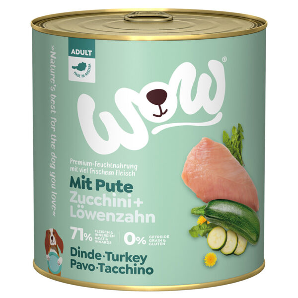 Økonomipakke WOW Adult 12 x 800 g - Kalkun