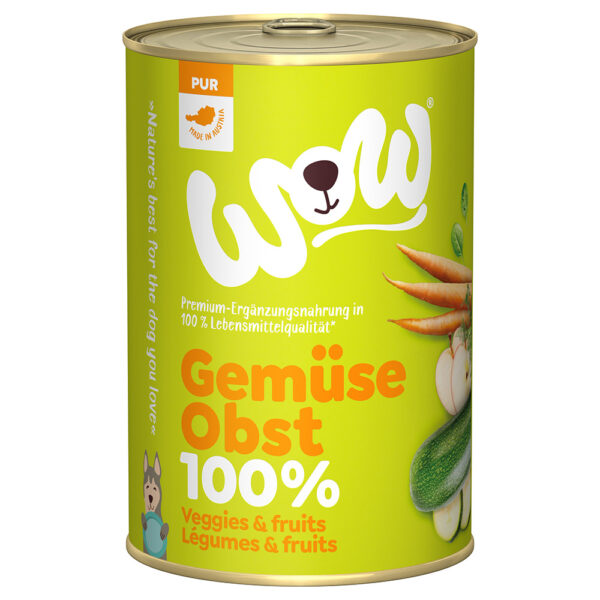 Økonomipakke WOW Pur 12 x 400 g - 100% grønnsaker & frukt