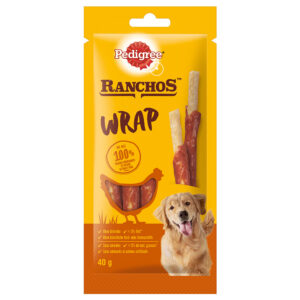 Pedigree Ranchos Wrap - Økonomipakke: Kylling 3 x 40 g