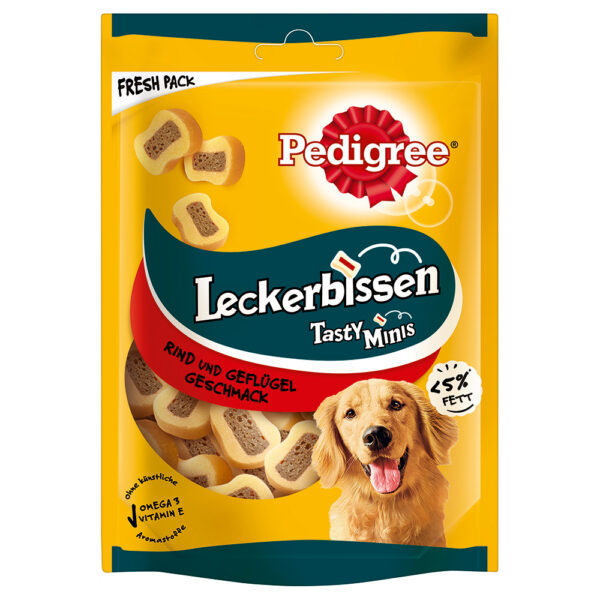 Pedigree Godbiter - Økonomipakke: 6 x 155 g Storfe & Fjærkre