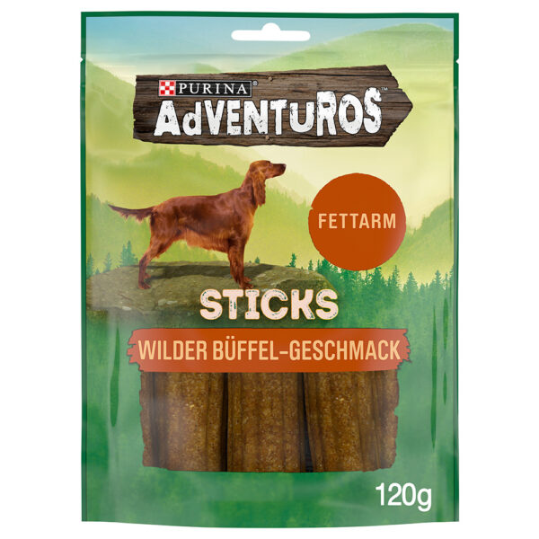 AdVENTuROS Sticks viltbøffel - Økonomipakke: 2 x 120 g