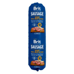 Brit Sausage 12 x 800 g - Storfe & fisk