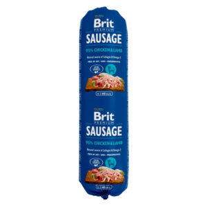 Brit Sausage 12 x 800 g - Kylling & Lam