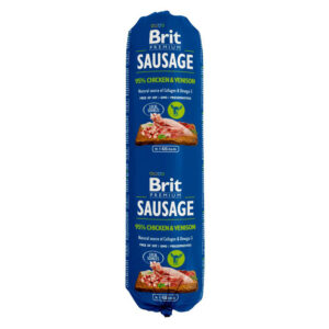 Brit Sausage 12 x 800 g - Kylling & vilt