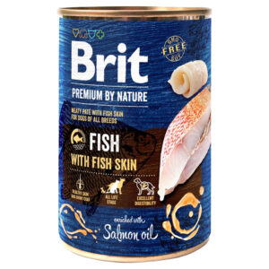 Brit Premium by Nature 6 x 400 g - Fisk med fiskehud