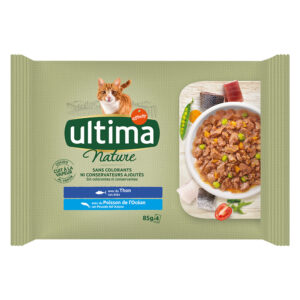 Ultima Cat Nature 4 x 85 g - Tunfisk & Havfisk