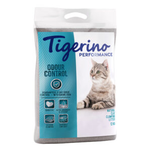 Tigerino Performance Odour Control kattesand med natron - parfymefri - 12 kg